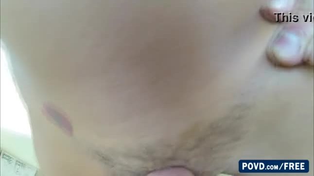 Slutty blonde gives blowjob pov