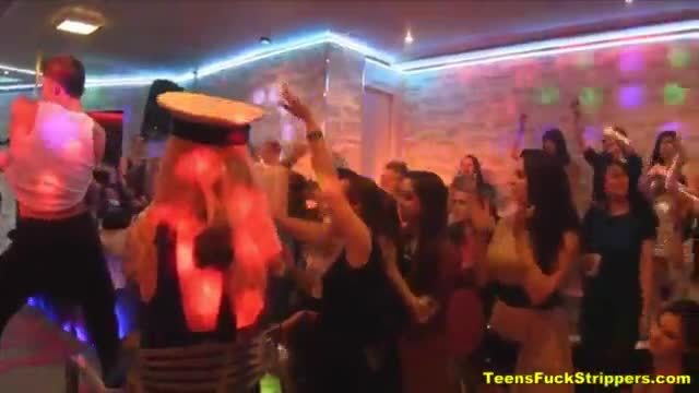 Crazy teens go wild at student party