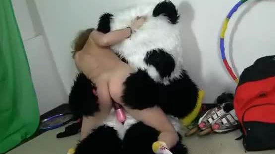 Strapon fun after working out