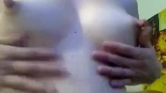 Hot babe with milky tits is doing unforgettable blowjob