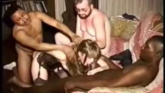 White cum for a black slut