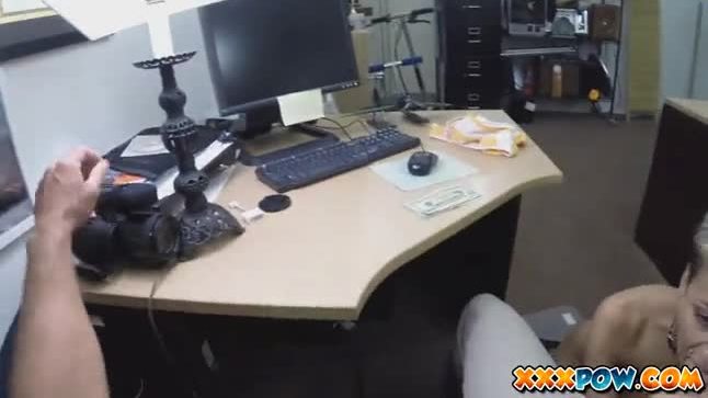Fucking someone elses girlfriend in his shop