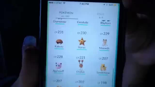 Catie minx plays pokemon go