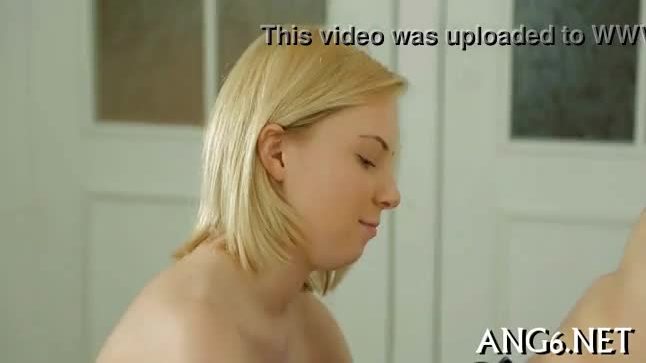 Man acquires phallus riding from stunning angel