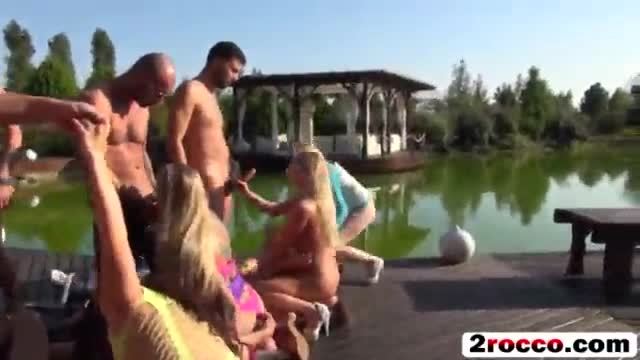 Orgy by the lake