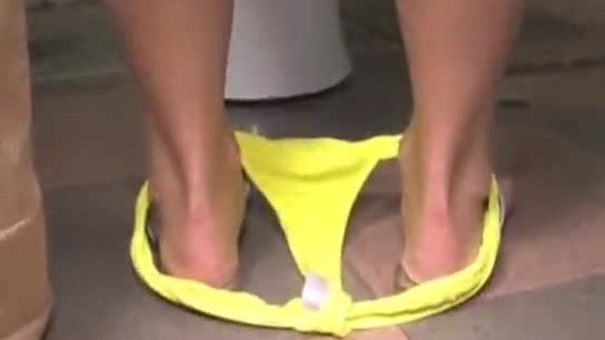 Horny teen has glory hole fun
