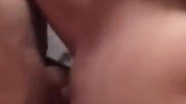 Chris tongue stuck in kellys tight pussy
